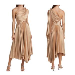 NWT ACLER Kalora Satin Dress Size US8 $450